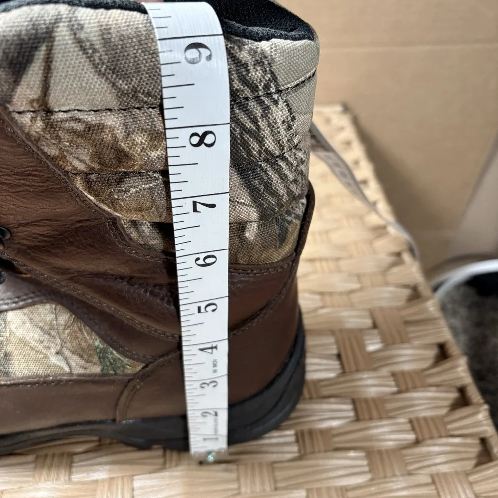 Lacrosse Big Country Boots Mens 12 Hunting Camo 800G Insulated Leather 8‎ Inch